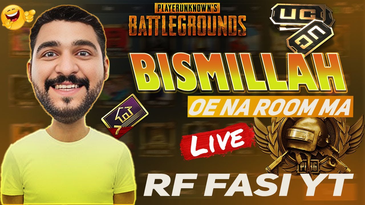 PUBG MOBILE UNLIMITED CUSTOM ROOM  [ RF FASI LIVE ]