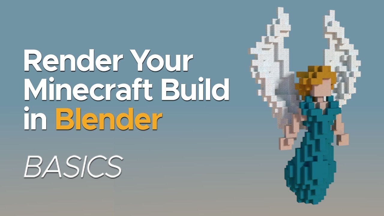 How to Render Minecraft Builds in Blender (2.79) | Basics Tutorial