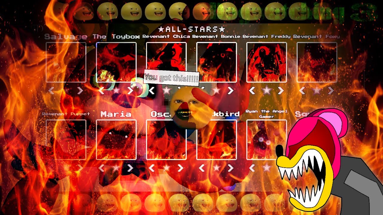 I FINALLY BEAT ALL STARS MODE IN FNAF ROBLOX DOGWATCHING 3...