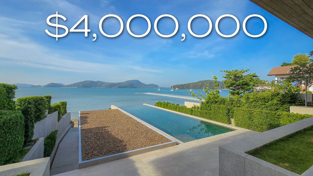 Inside a GORGEOUS beachfront villa overlooking the Andaman Sea in Phuket