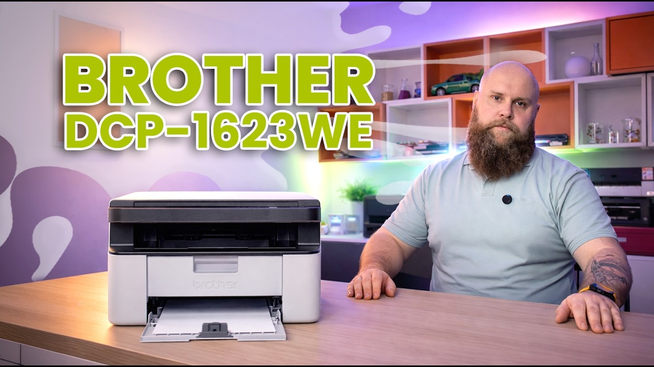 Brother DCP-1623WE – recenzja kompaktowej drukarki laserowej 3w1.