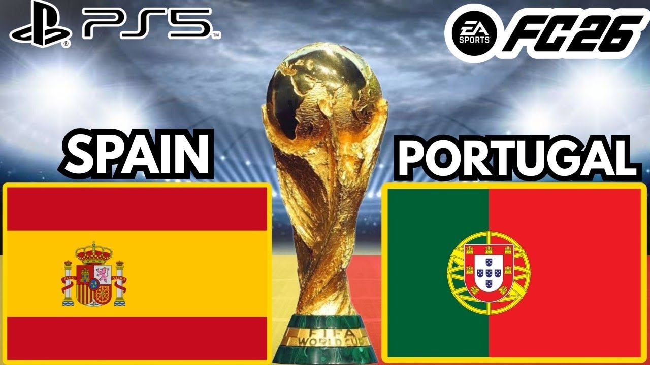 FC 26: Spain vs Portugal | Ronaldo vs Yamal | FIFA World Cup 2026 (PS5)