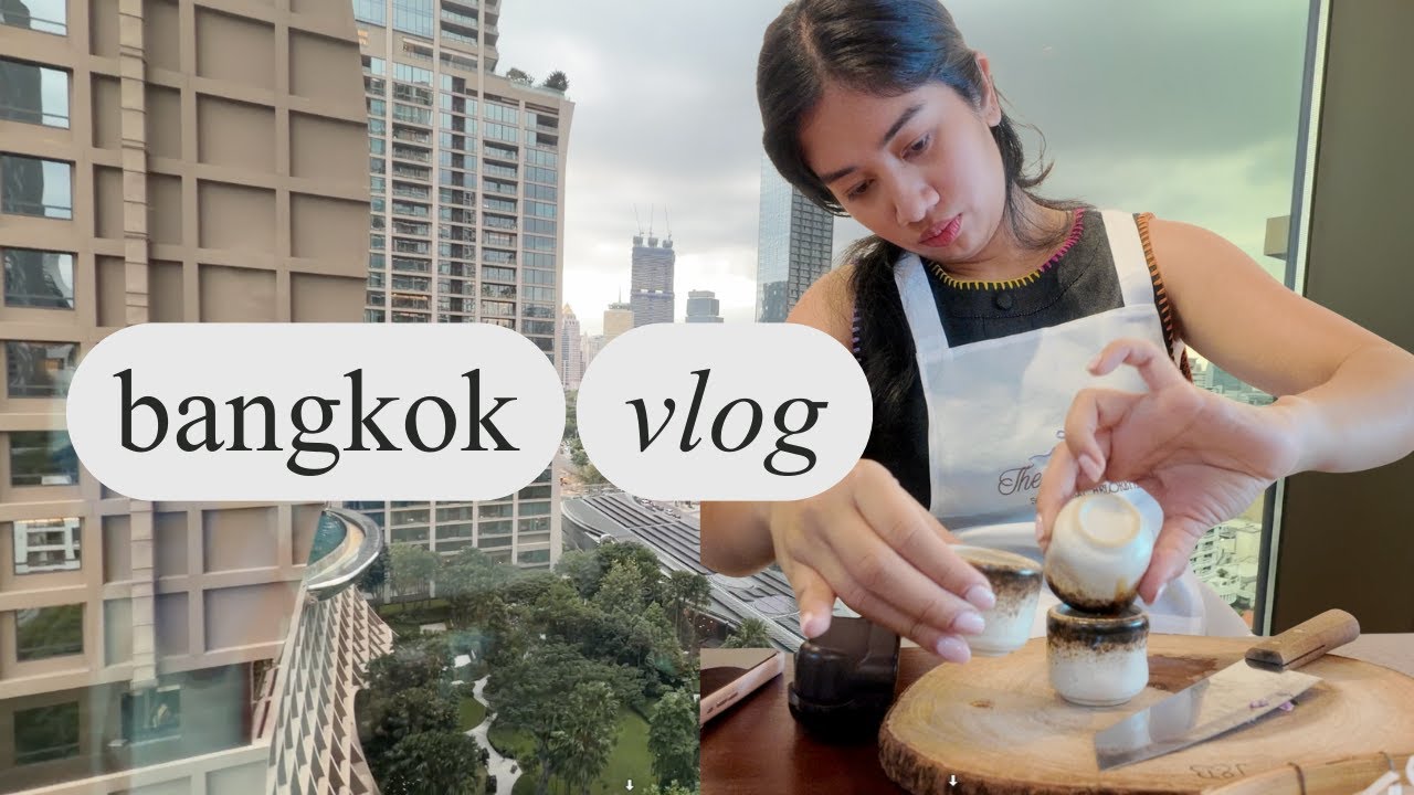 Bangkok vlog | Airport chaos, bachelorette trip, cooking class!
