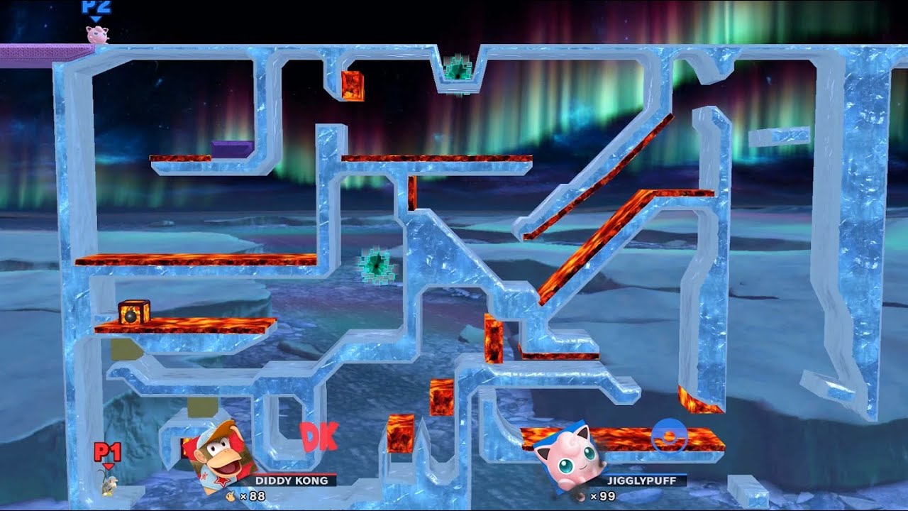 Smash Ultimate - Diddy Kong Course 1 [ID: C6YM48GQ]