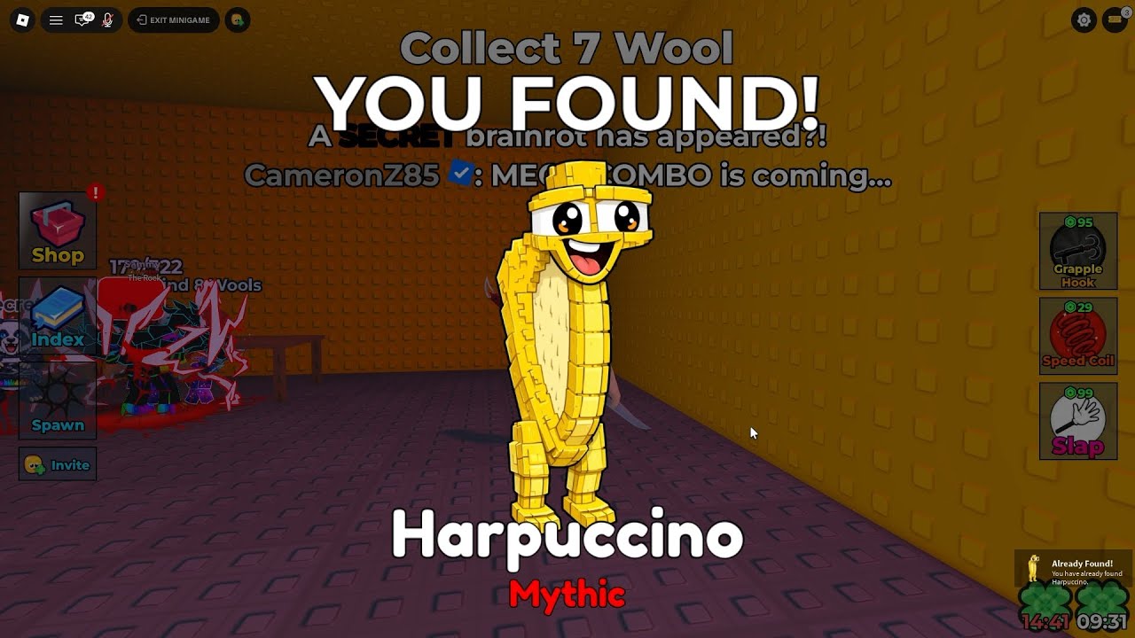 How to get Harpuccino in Find the Brainrot [415] - Roblox