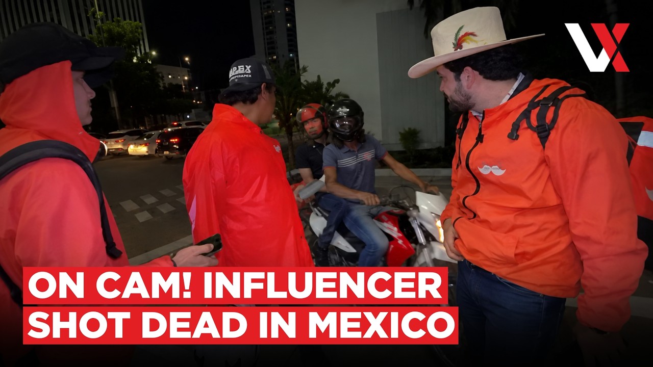 Influencer C&eacute;sar Gast&eacute;lum Shot Dead During Livestream | Mexico Hunts Gunmen Caught On Cam | VERTEX