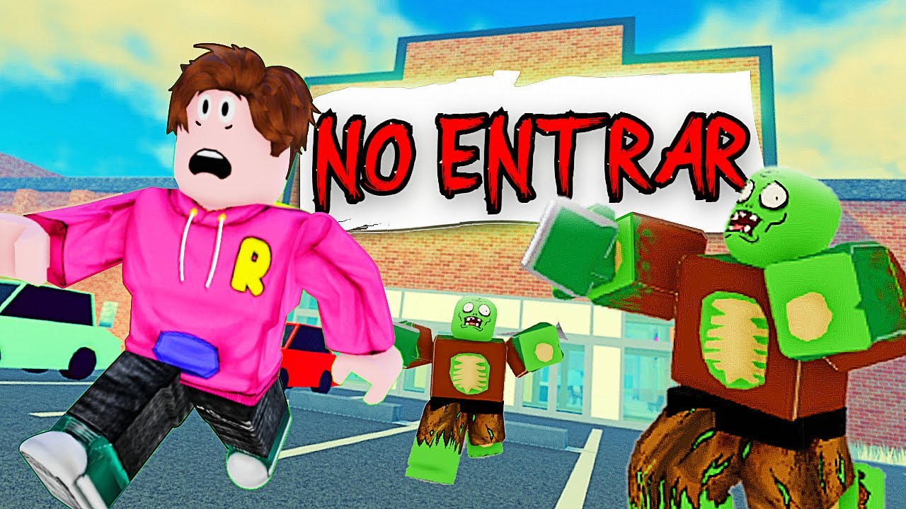 Quedamos ATRAPADOS en un CENTRO COMERCIAL con ZOMBIES😱 ROBLOX
