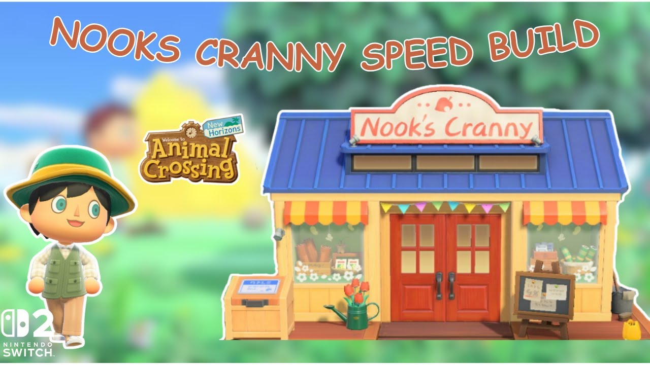 NOOKS CRANNY SPEED BUILD {{ Animal Crossing New Horizons }}