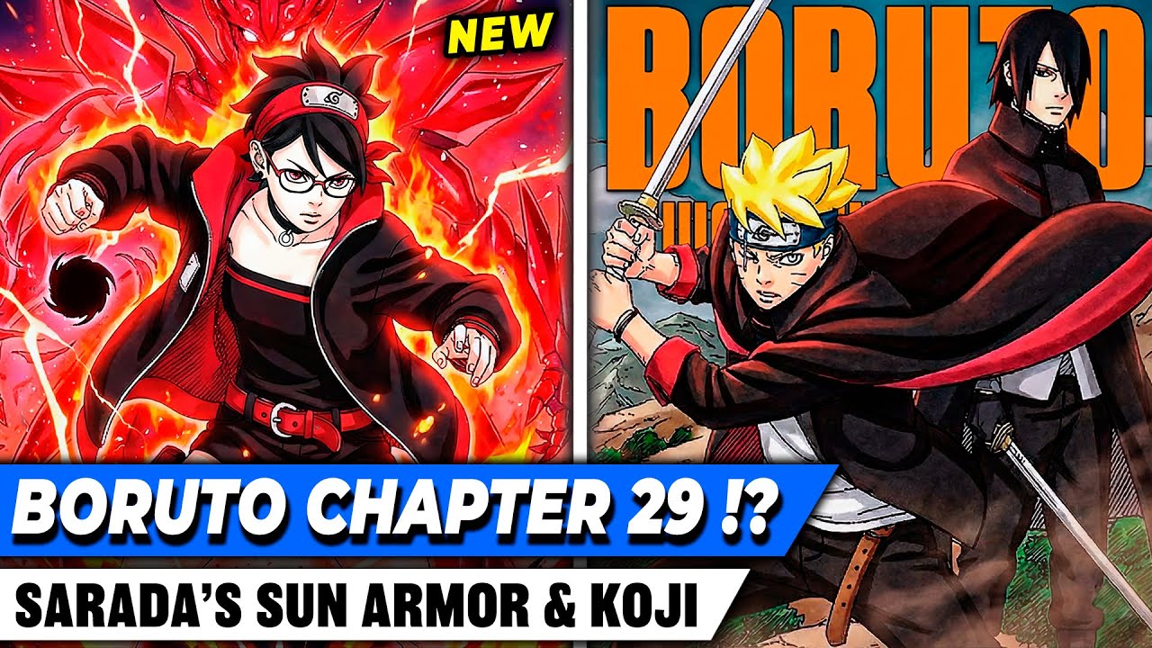 CHAPTER 29: Sarada’s SUN ARMOR Awakens & Koji’s Last Stand?! 😱 Boruto Two Blue Vortex Prediction