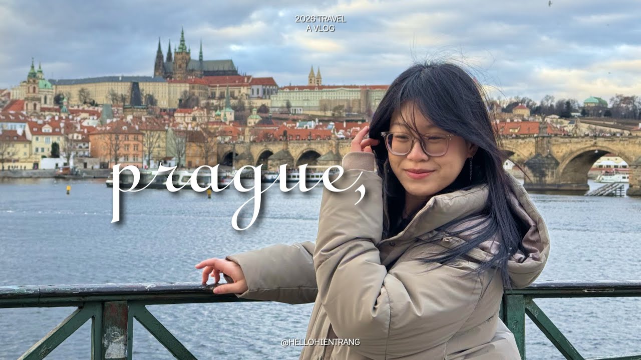 prague, đầu năm, giữa làn gió lạnh,