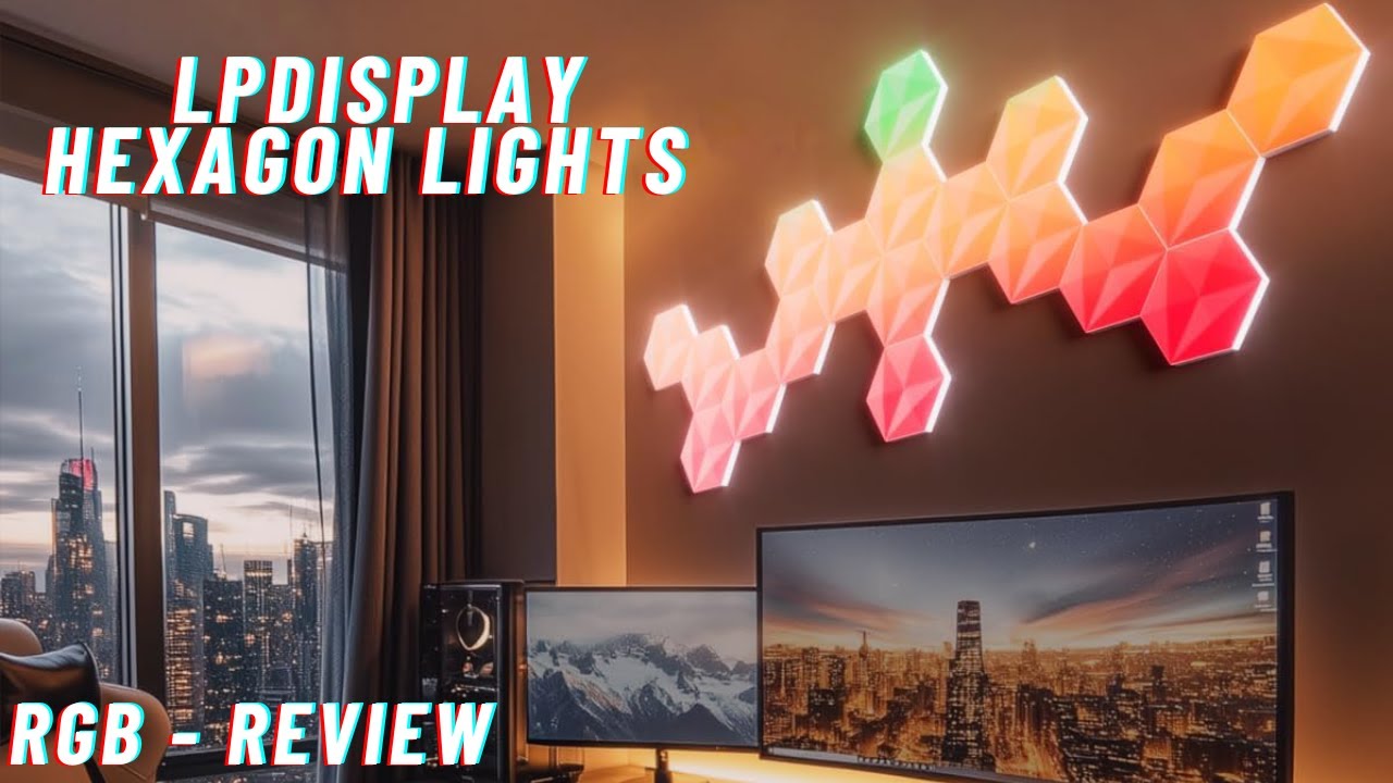 LPDisplay Hexagon LED Lights | DIY 16M Colors | Music Sync | Smart Home | Room Decor - full review