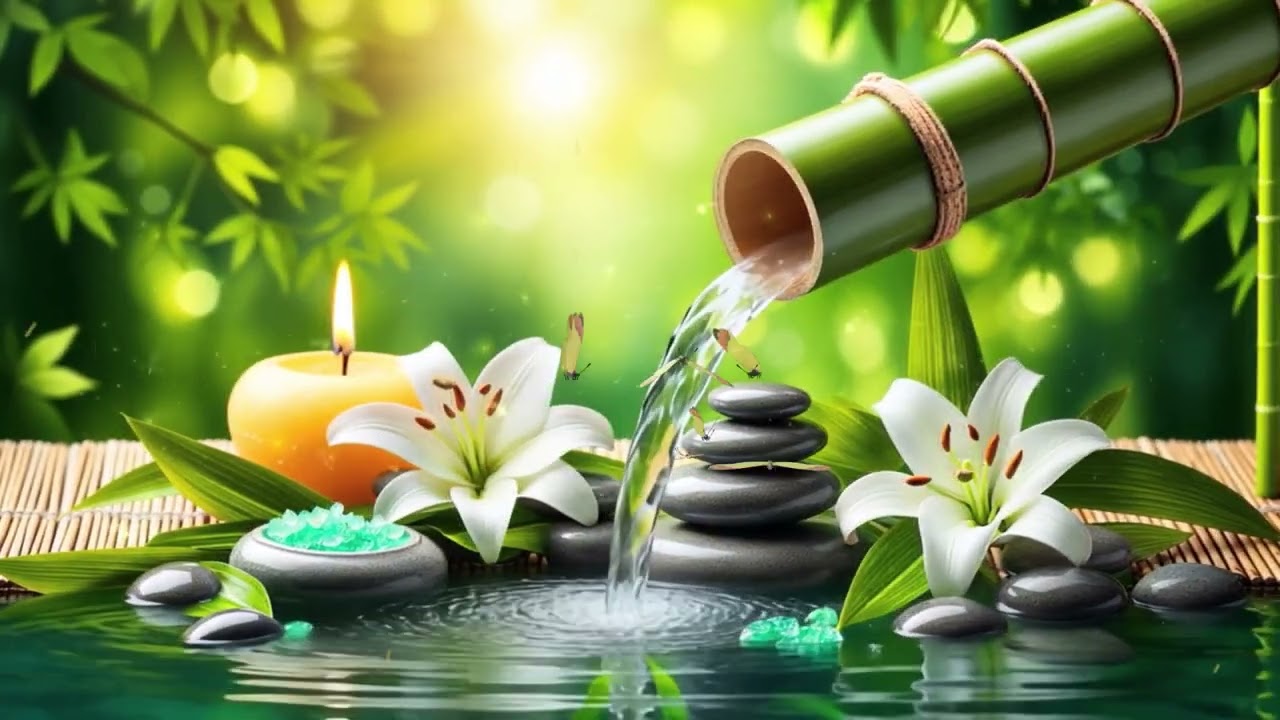 Peaceful Water Sound Ambience for Sleeping - 3 Hours of Healing and Calm
