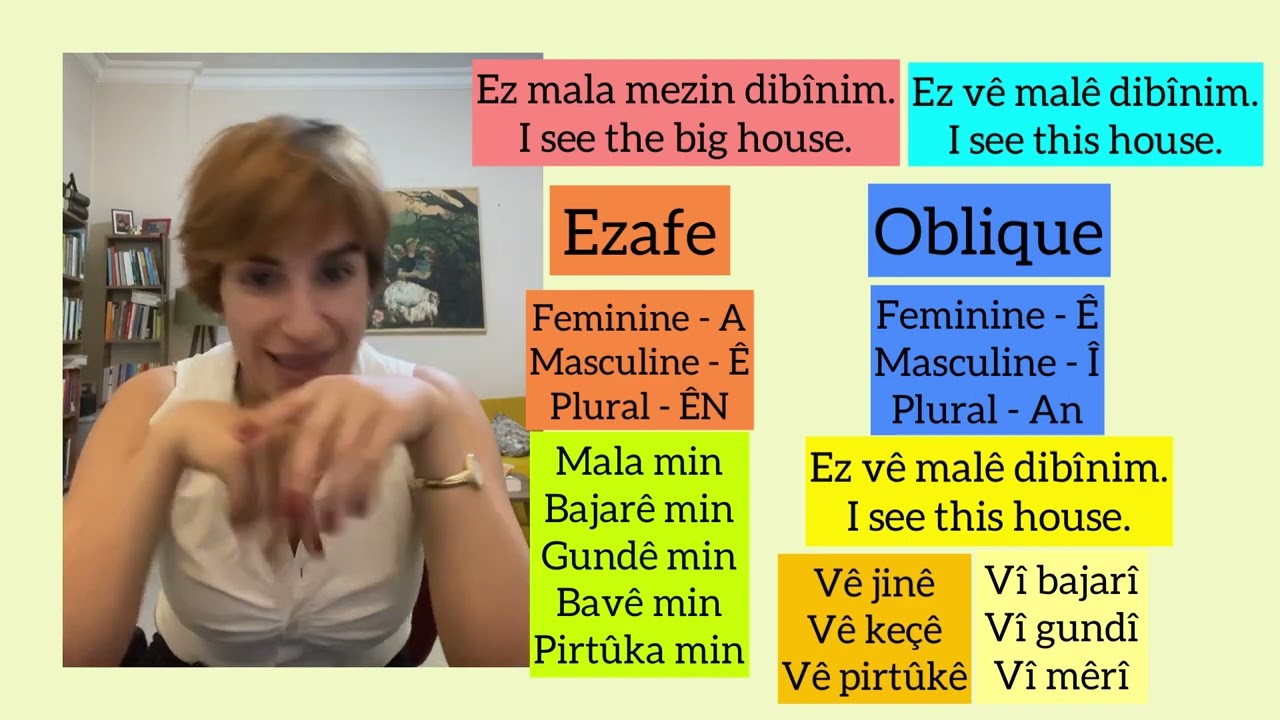 Ezafe vs. Oblique - KURDISH GRAMMAR