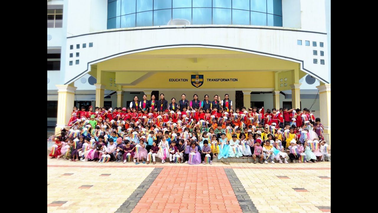 KINDERGARTEN RAINBOW DAY - 2025  #school #education #rainbow #students #stnorbertschool #trending