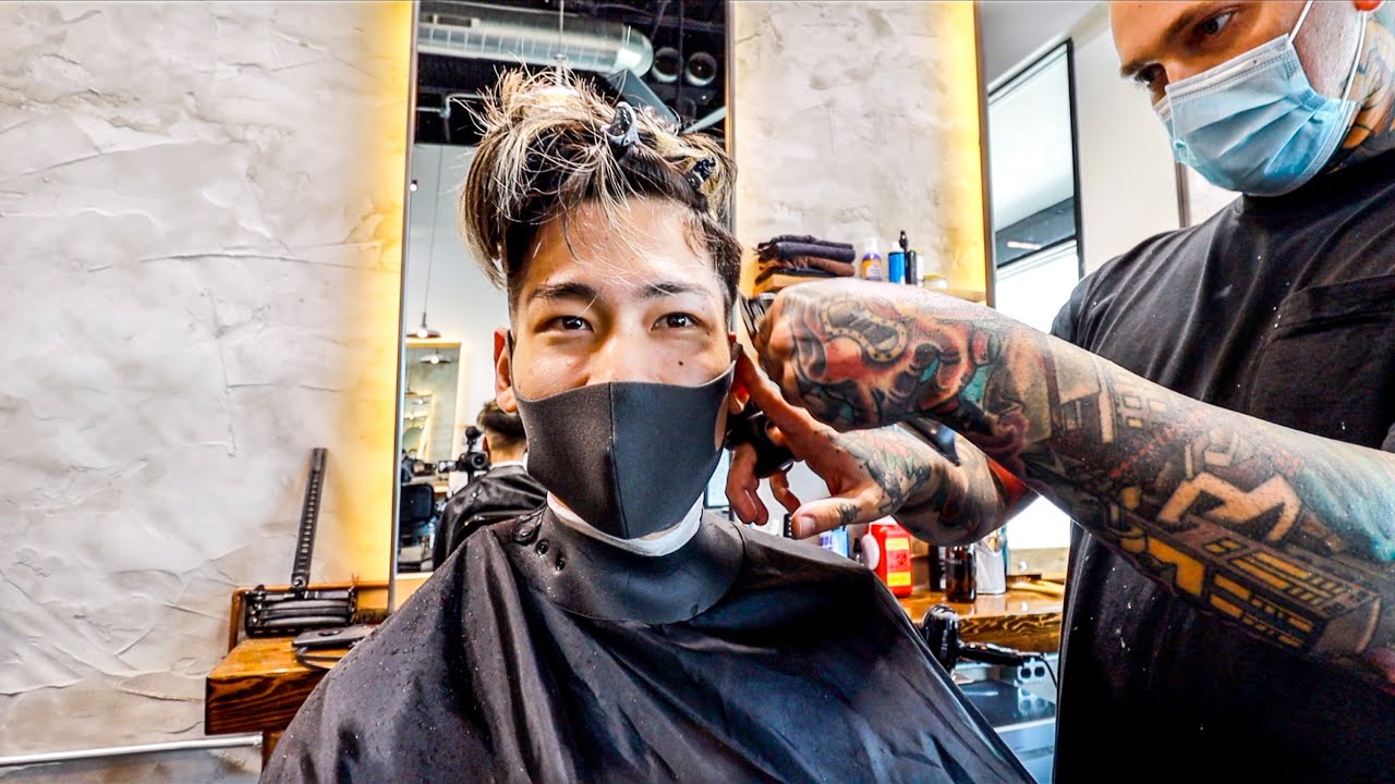 【NYバーバースタイル】３ヶ月ぶりのヘアーカット｜スキンフェード