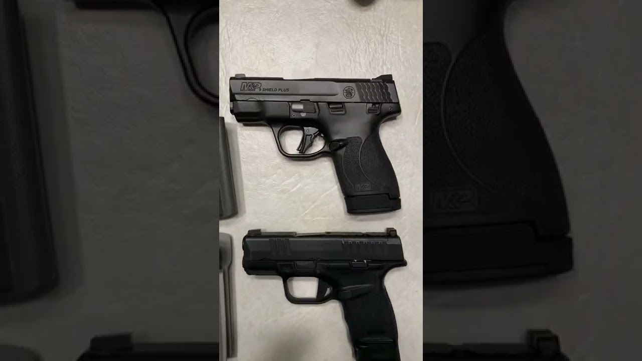 Battle Between My Favorite Micro 9&rsquo;s x Smith & Wesson Shield Plus vs Springfield Armory Hellcat