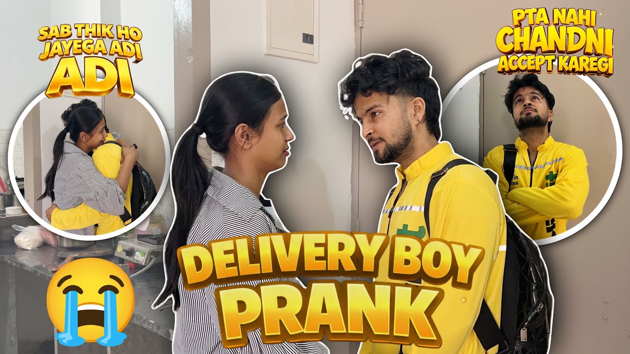 Delivery Boy Prank On Chandni😱Mujhe Accept Karegi Ya Nhi💔- ZIDDIADI