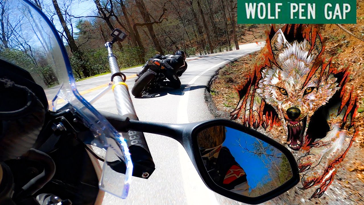 Wolf Pen Gap is a CRAZY Road! GSXR 🐺S1000RR