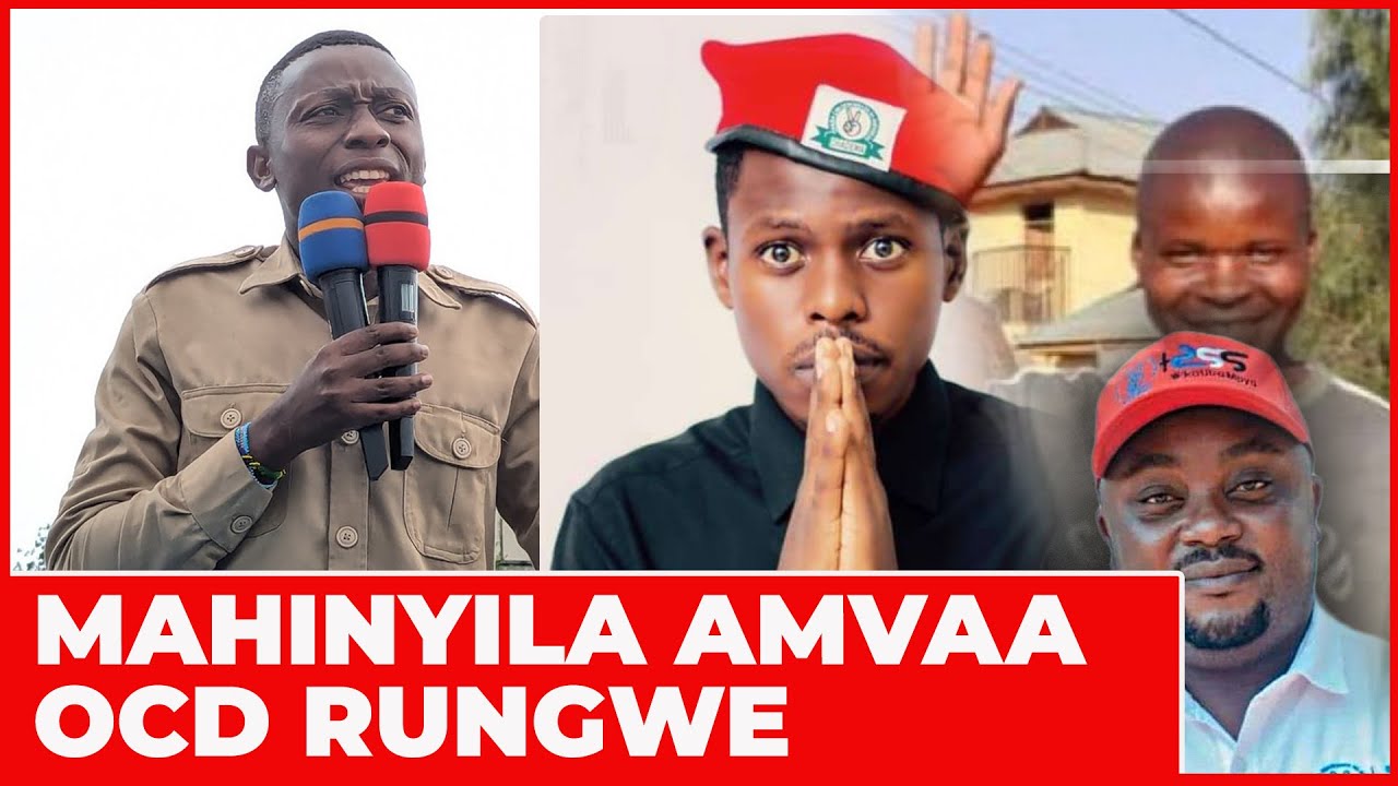 MAHINYILA AGEUKA MBOGO AMVAA OCD WA RUNGWE  