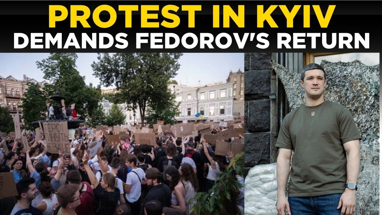 WORLD NEWS LIVE: Thousands Rally in Kyiv Demanding Mykhailo Fedorov's Return as Defense Minister