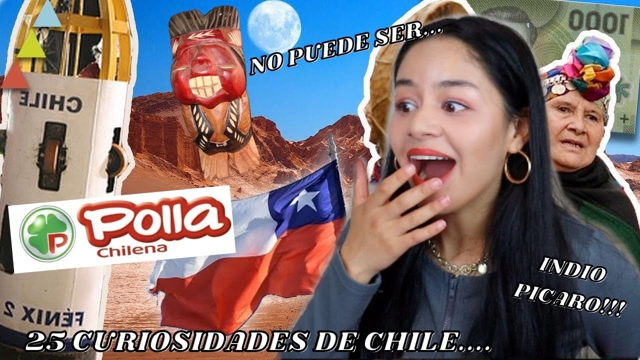 REACCIONANDO por PRIMERA VEZ a *CURIOSIDADES sobre CHILE* | EvesPlanet
