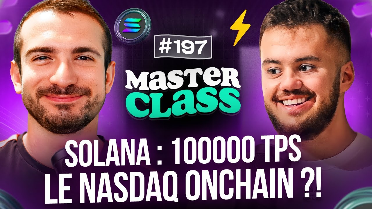 CRYPTO : SOLANA réalise une perf historique ! Masterclass CoinAcademy
