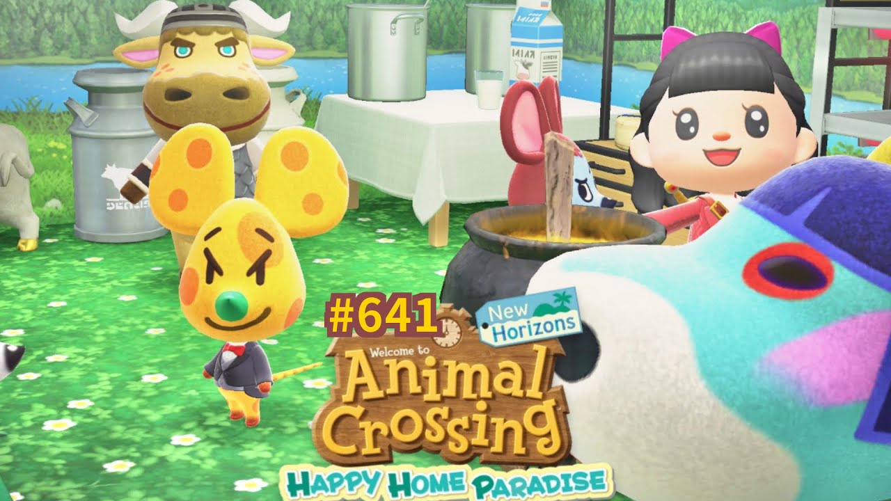 🐭 Déco fromagerie de Mozzar 🏝 Animal Crossing New Horizons 641 Happy Home Paradise Let's play