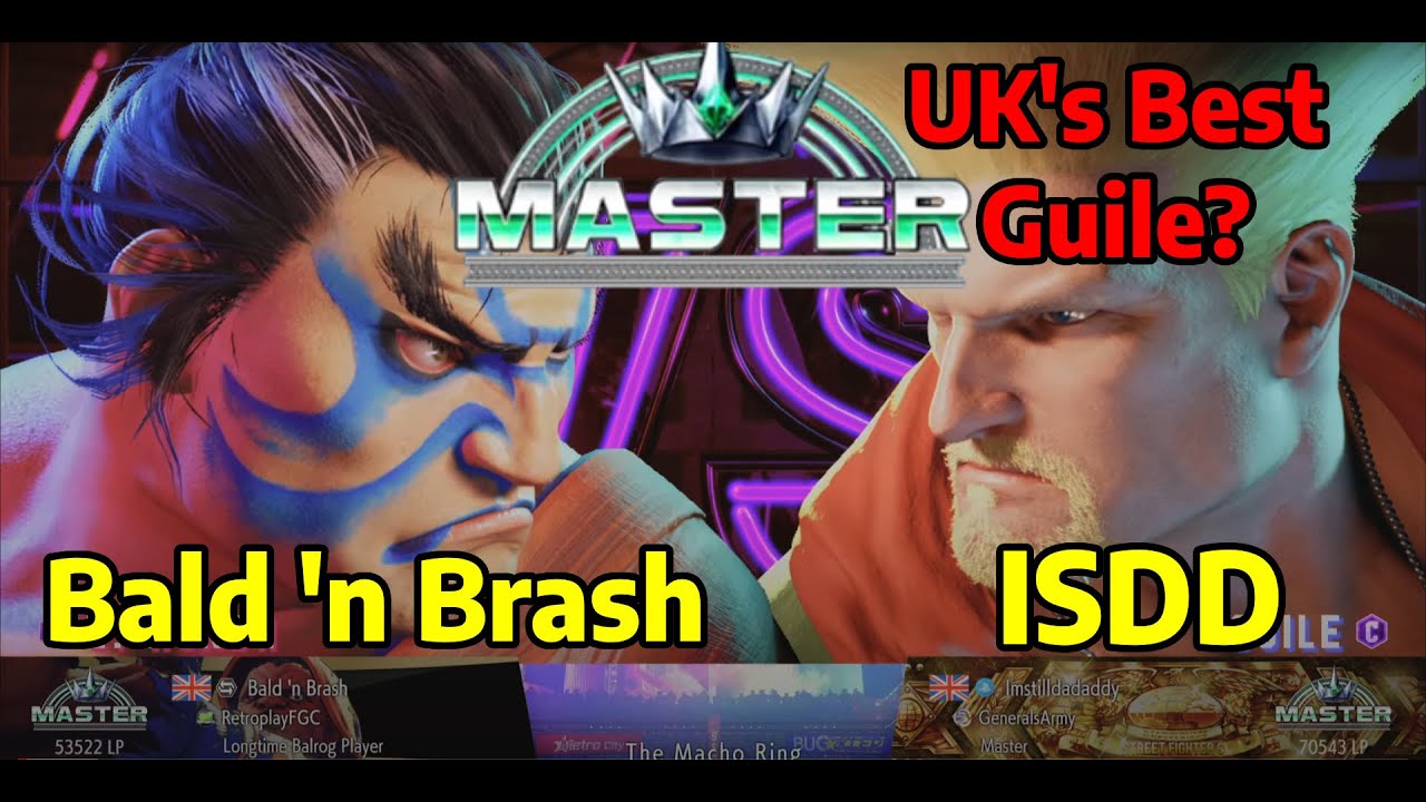 SF6 Ranked Bald 'n Brash (Honda) VS Imstilldadaddy ISDD (Guile) 4K