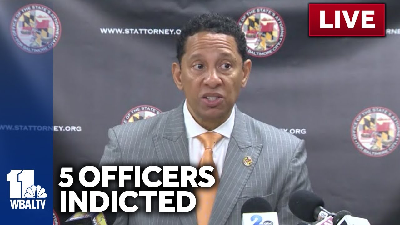 LIVE: Baltimore state's attorney announces 5 officers indicted - wbaltv.com