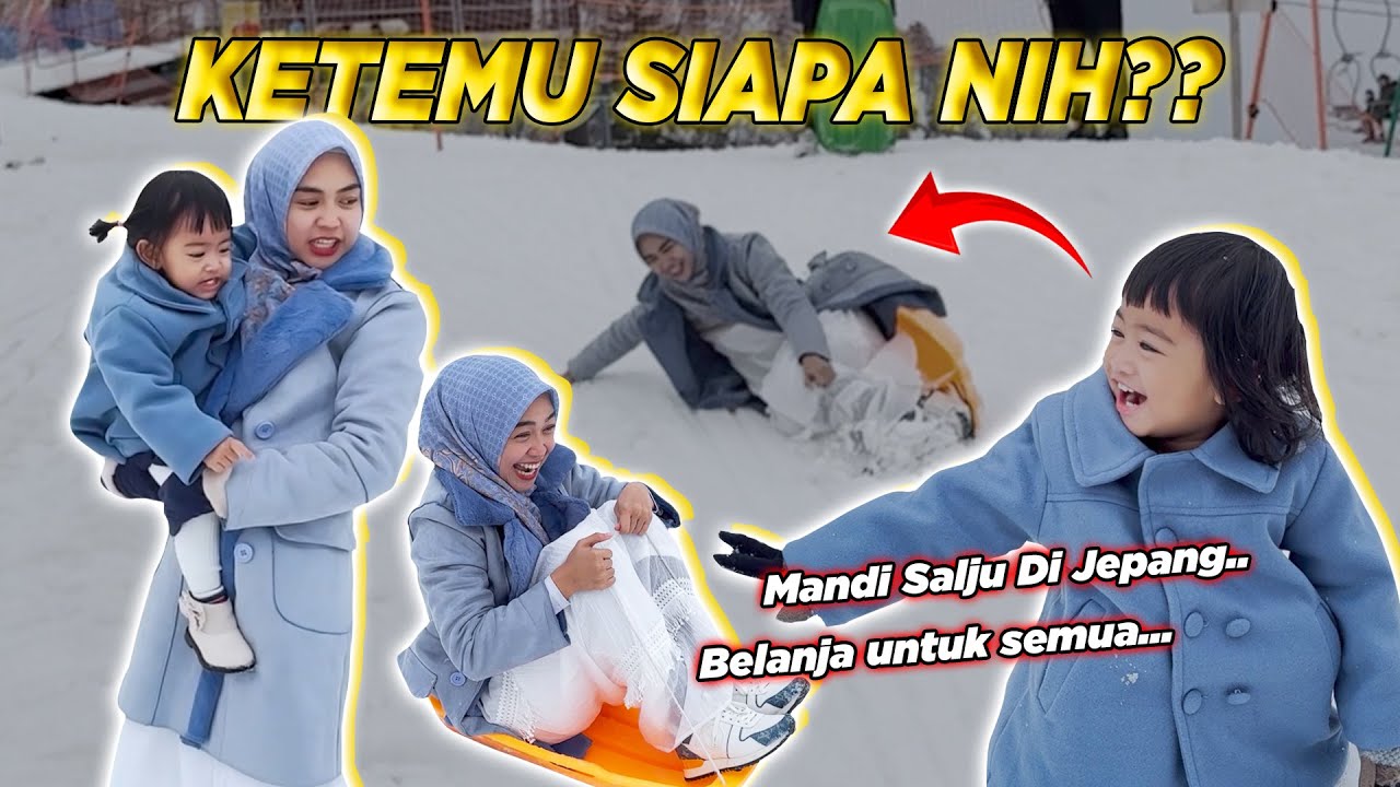 KETEMU SIAPA NIH DI JEPANG?? Mandi Salju..!!