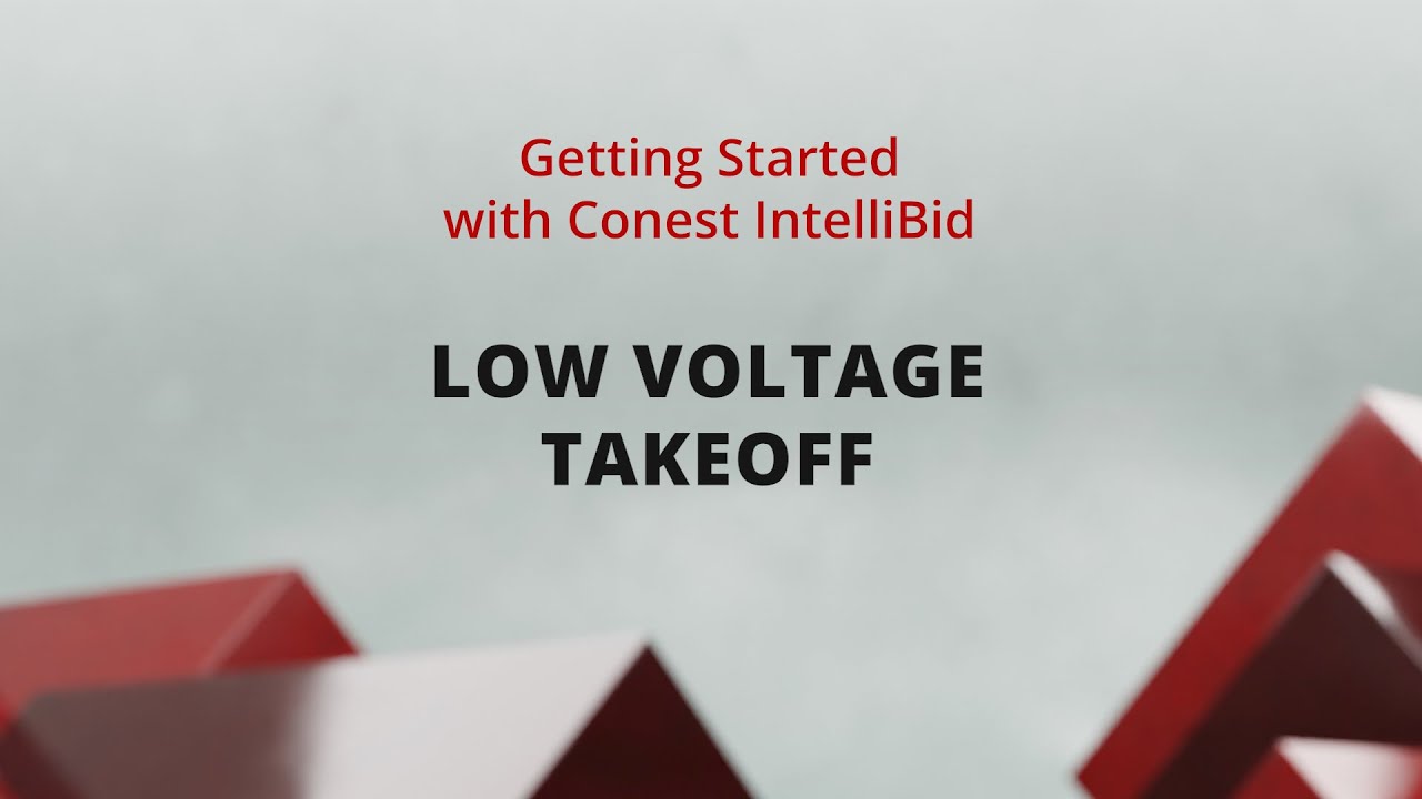 Low Voltage Takeoff | Conest Software Systems