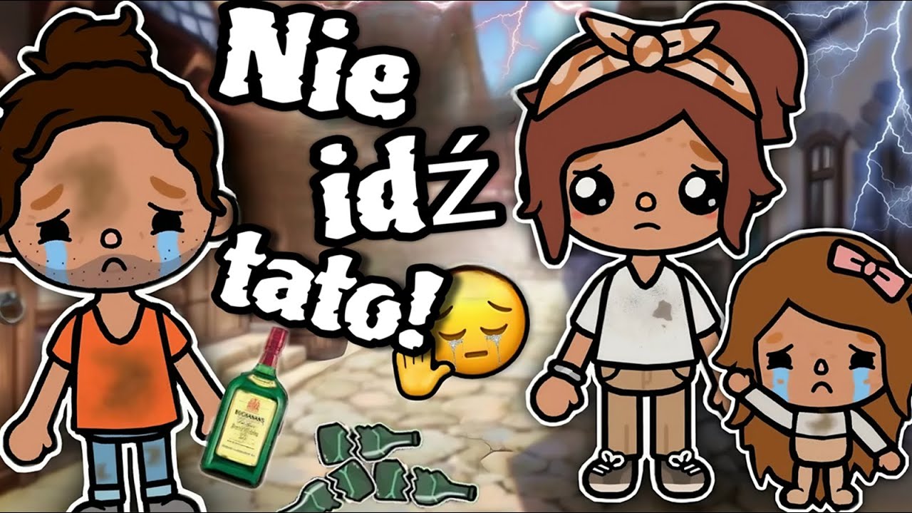 OCH TATUSIU, NIE OPUSZCZAJ NAS !💔 | CZĘŚĆ 1 | SMUTNA HISTORIA | TOCA BOCA HISTORYJKI PO POLSKU |