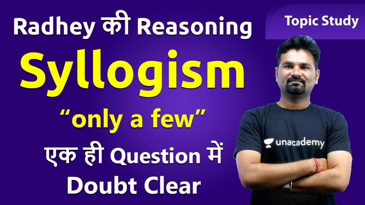 9:00 AM - Reasoning by Radhey Sir | Special Session | Syllogism
