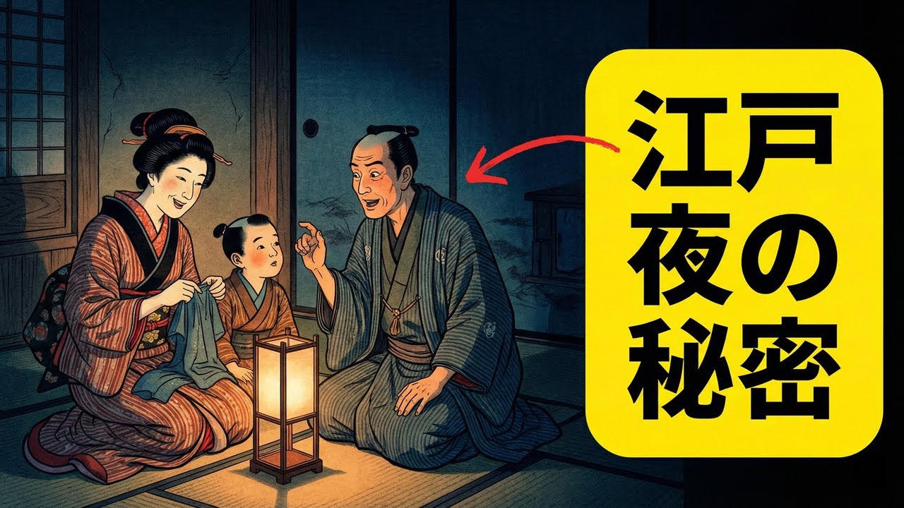 【江戸の日常】電気もガスもない時代、人々はどうやって夜を過ごしたのか？