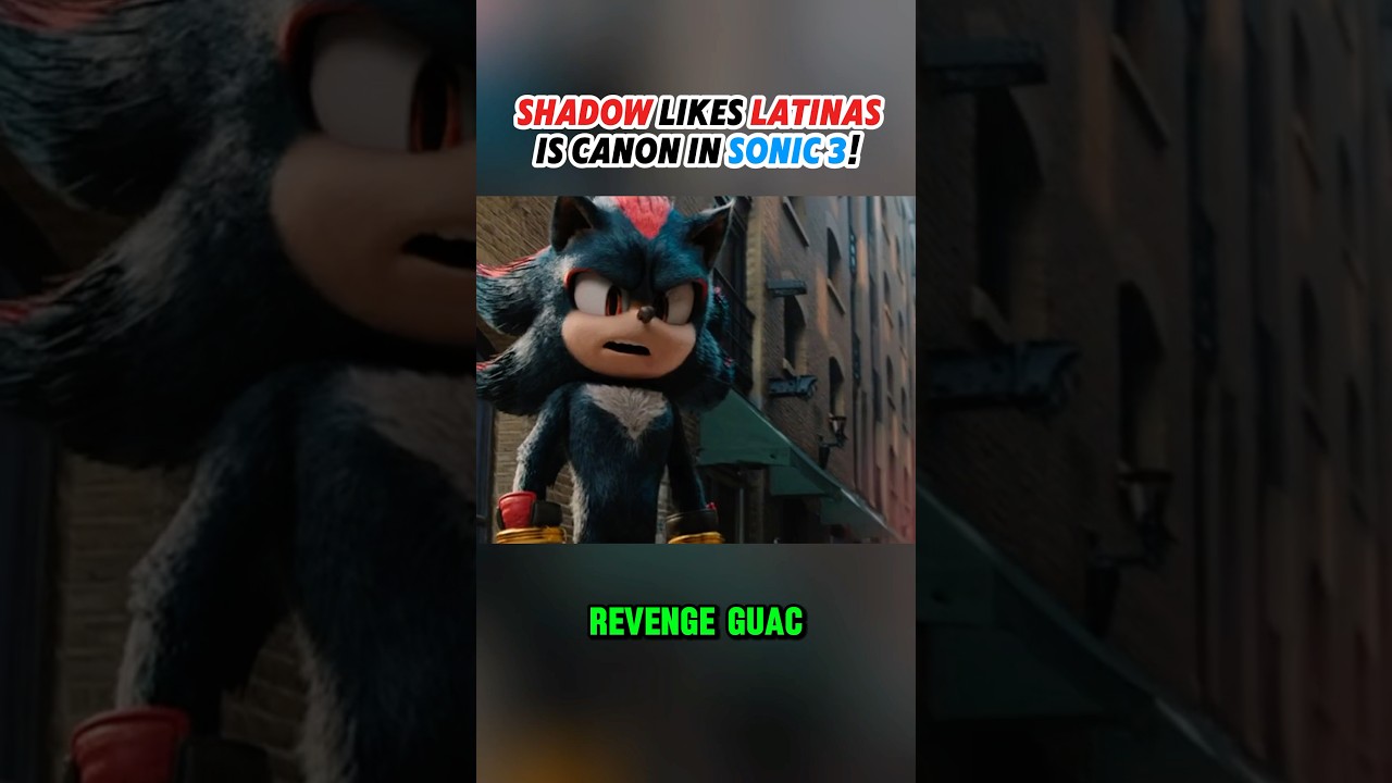 Shadow LOVES Latinas CONFIRMED in SONIC 3! Easter egg scene! Keanu Reeves and Jim Carrey were GREAT!