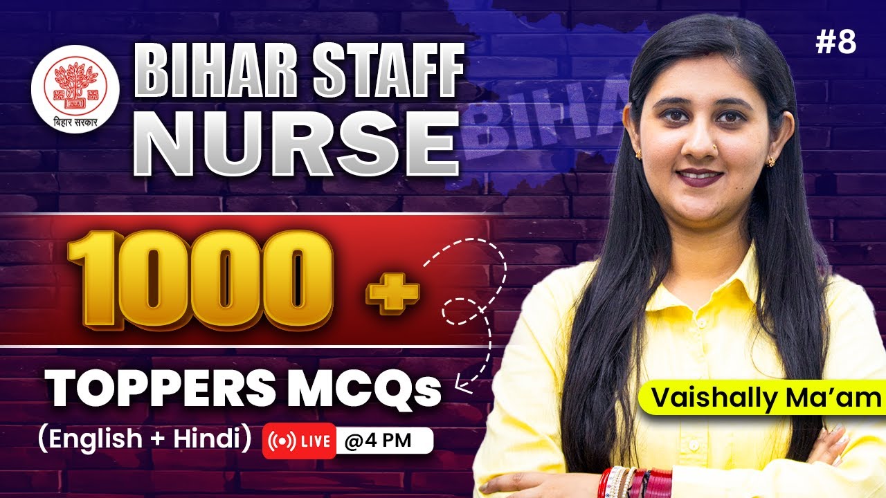 Bihar Staff Nurse Special Session | Toppers MCQs (English & Hindi) | BTSC Staff Nurse | NPrep