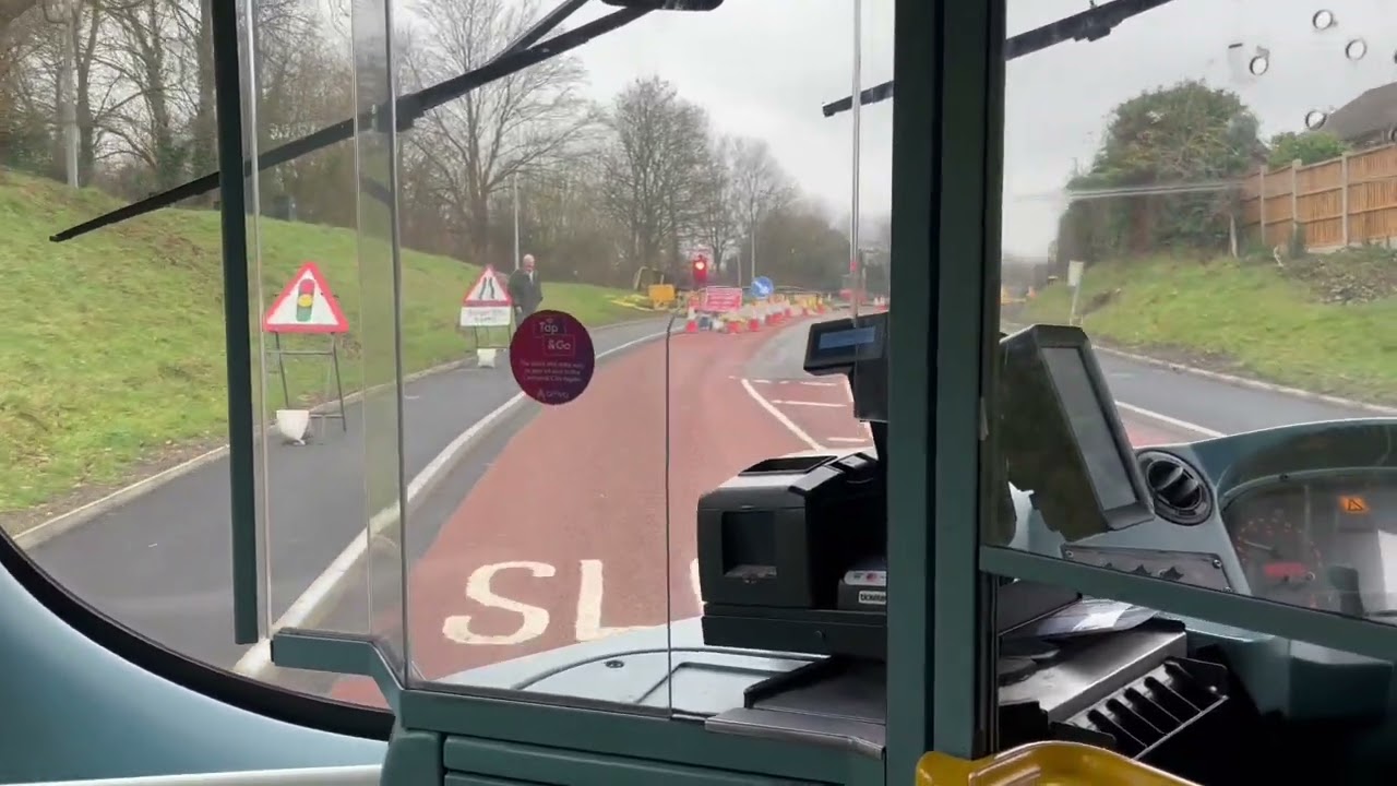 Along the circular busway in Runcorn in 2026 - Busway and Bus Rapid Transit (BRT) enthusiasm