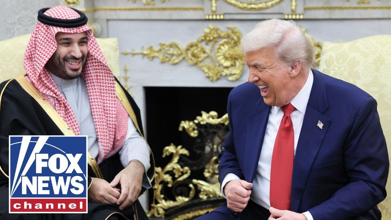 SEE IT: 'INTERESTING' moment from Trump-MBS meeting