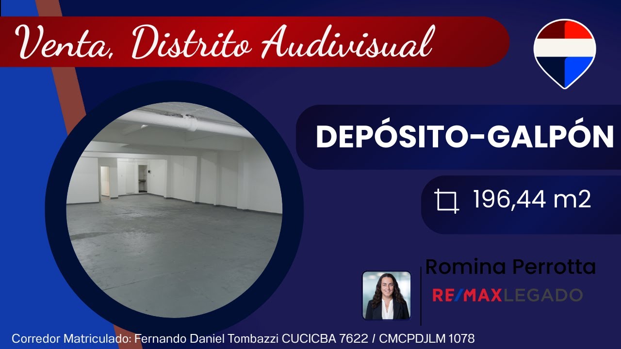 VENTA DEPÓSITO COLEGIALES DIST. AUDIOVISUAL