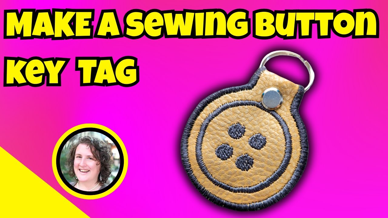 How to Sew a Button Key Fob | Baby Lock Altair Tutorial for Beginners with Faodail Creation