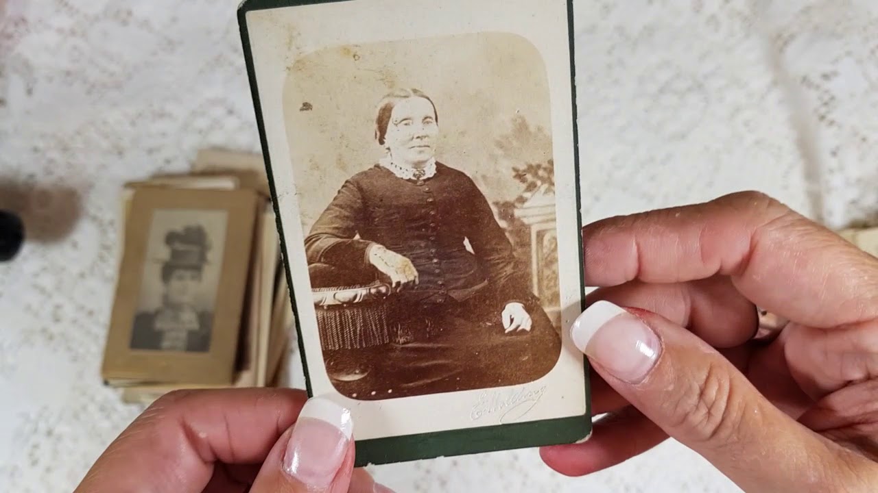 Show & Tell My Vintage photo collection part 1 . Cdv's and cabinet card photos.