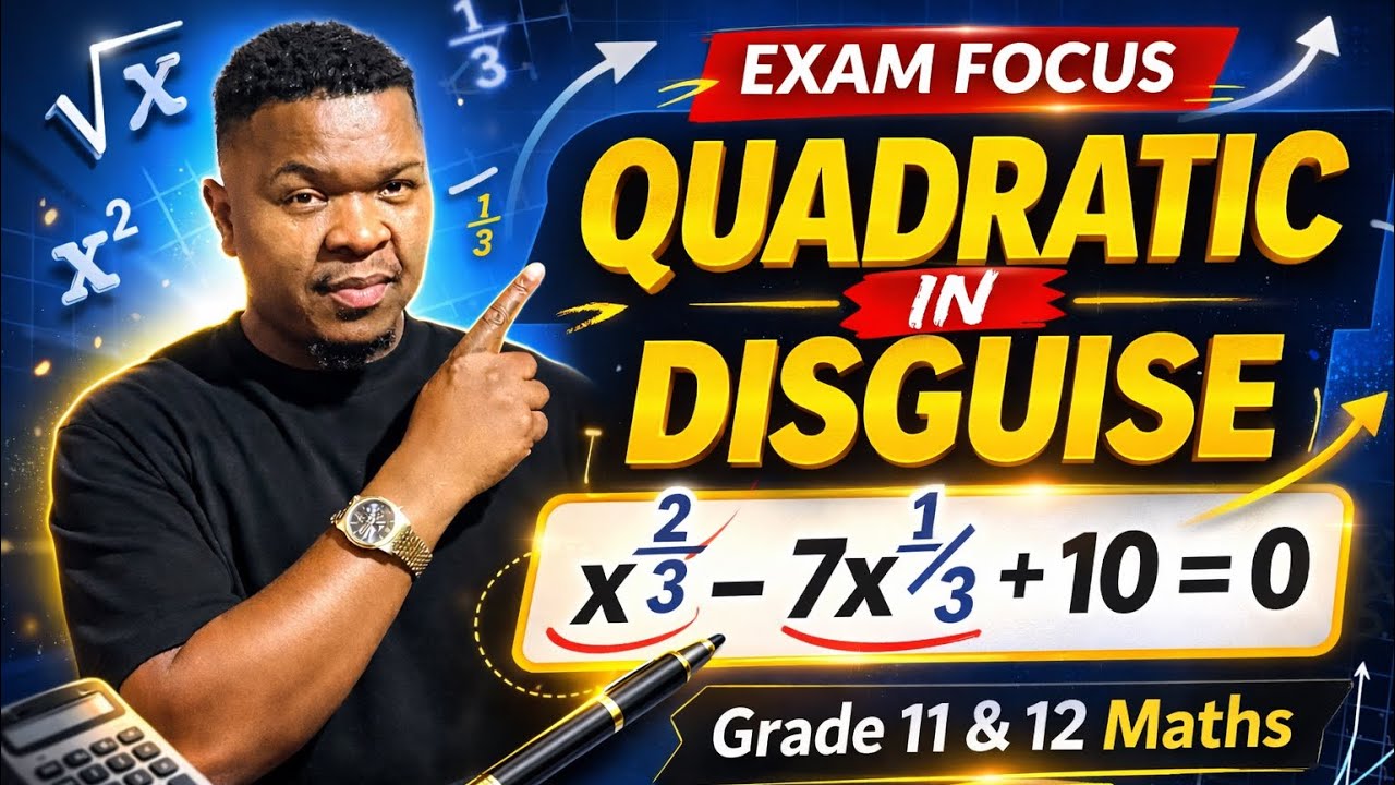 Quadratic in Disguise Made Easy | Fractional Indices Exam Questions