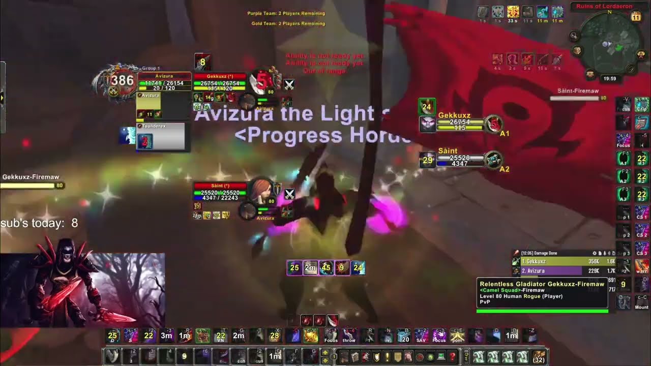 Avizura vs.🔥 Gekku - Rogue Sub/Disc mirror Titan Battle🗡️ | WotLK classic⚔️ 3500+ rate🔥