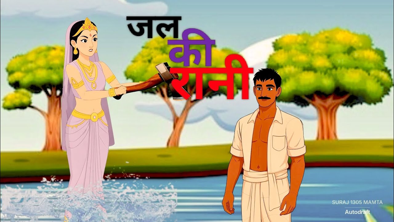 ईमानदारी का फल जल की रानी | moral story kahani |   cartoon kahani | animalkahani | moral story Hindi