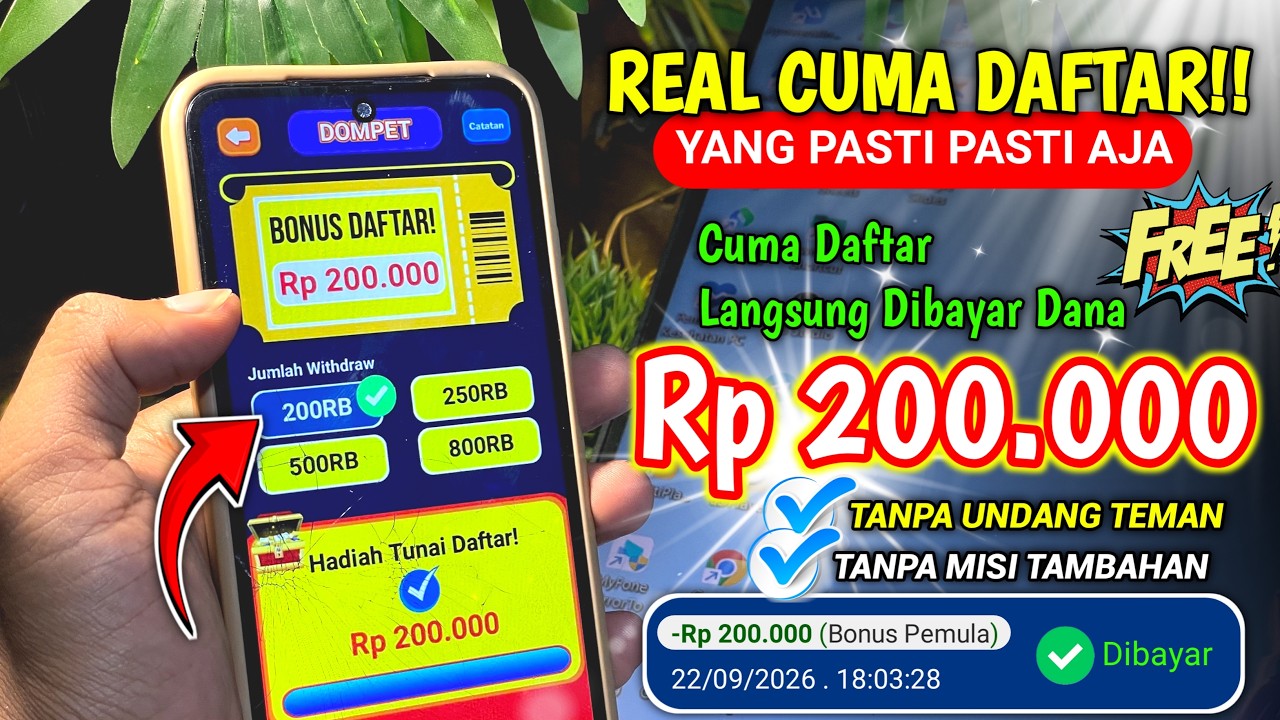 PASTI CAIR! Aplikasi Penghasil Uang Dana 2026 Tanpa Undang Teman, Aplikasi Penghasil Uang Legit