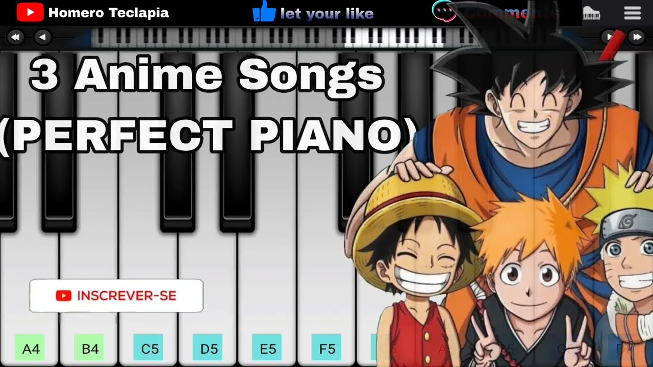 3 Anime Songs on the piano (PERFECT PIANO) EASY Piano Tutorial🎹🔥❤️