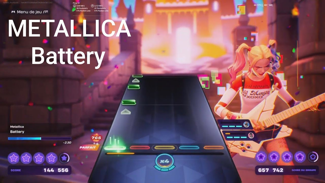 METALLICA - Battery #metallica #fortnitefestival 