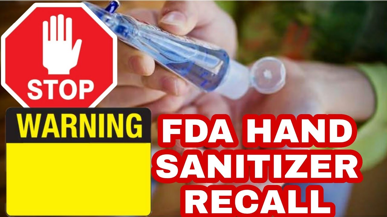 SEEK MEDICAL ATTENTION FDA HAND SANITIZER WARNING🚫
