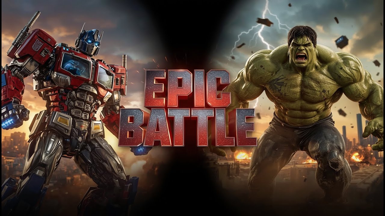 Optimus Prime vs Hulk – Battle of Pure Power