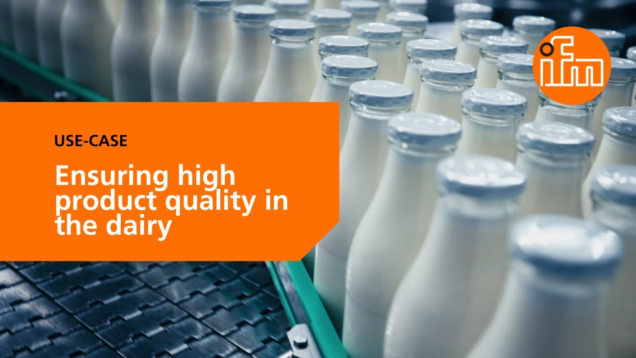 🥛 Resilient ifm temperature sensors ensure high product quality in the food industry [Use-Case]